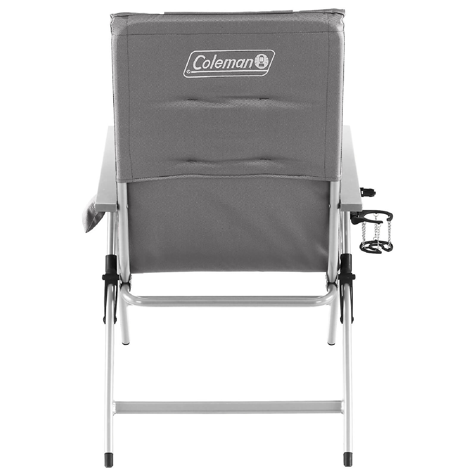 Camping Furniture Coleman 5 Position Padded Recliner Aluiminium Chair Alternate 1