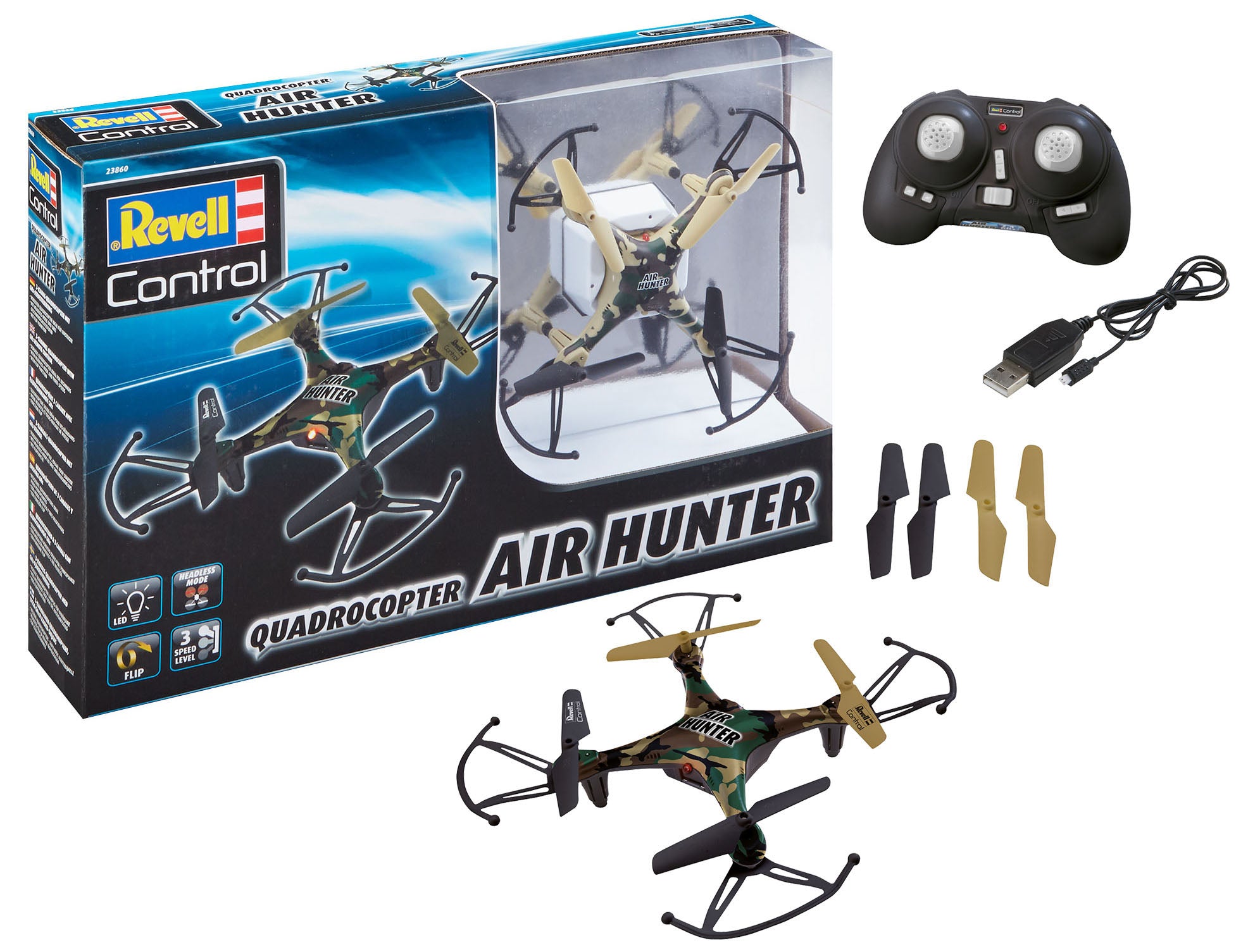Radio Control Helicopter Revell RC Quadrocopter Air Hunter