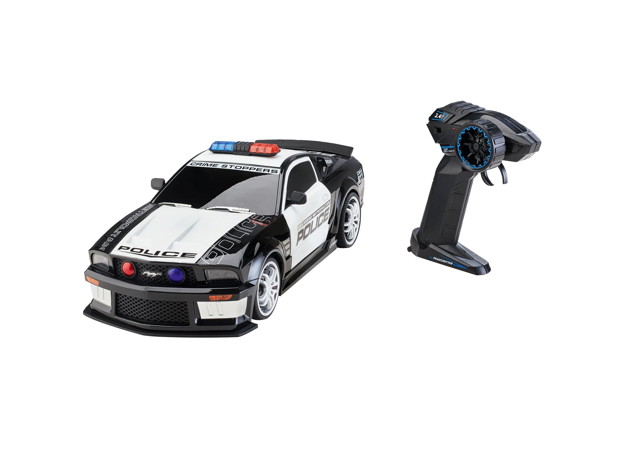 Radio Control Car Revell RC Car Ford Mustang Police 1:12