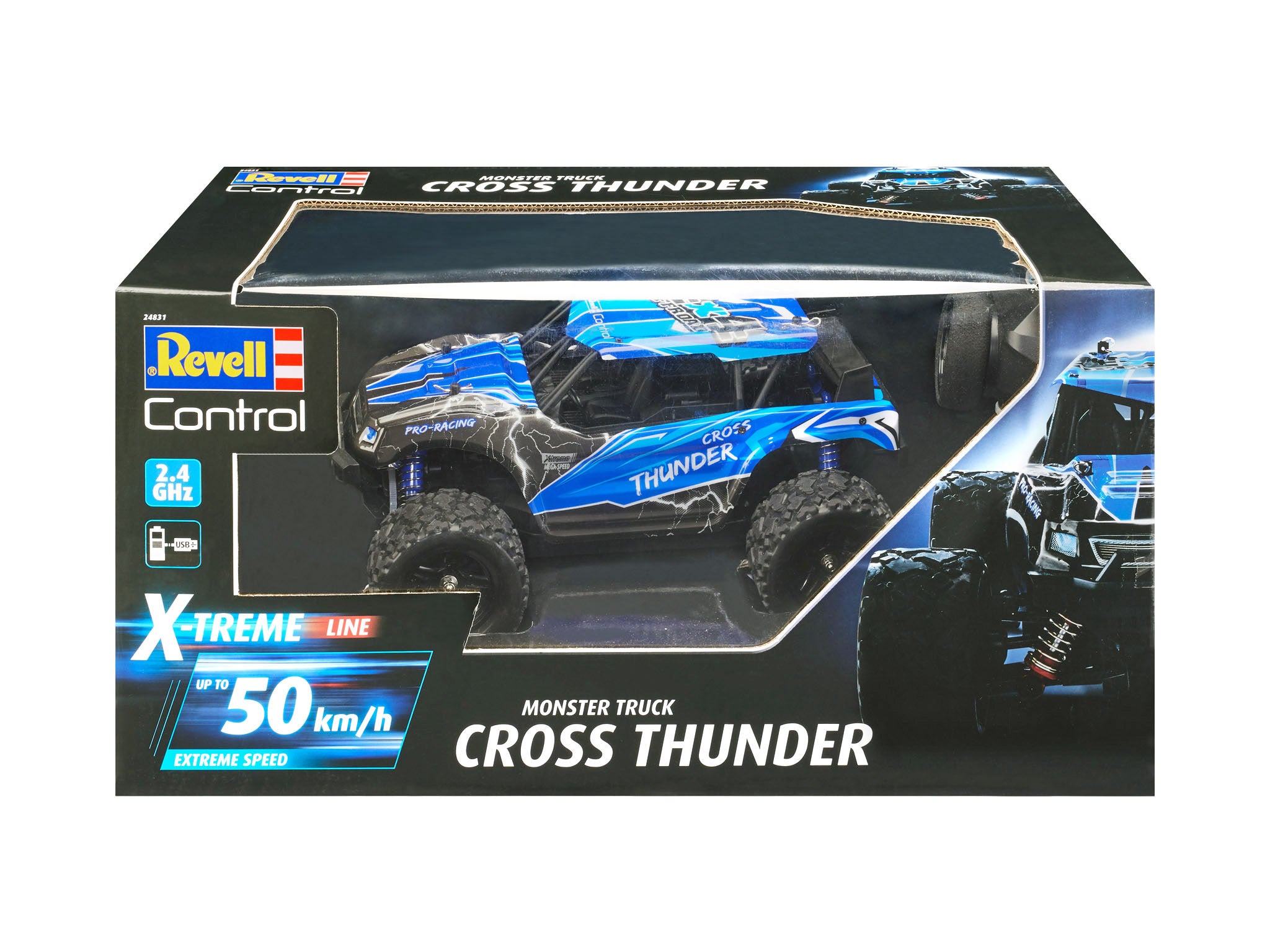 Radio Control Car Revell RC X-TREME Monster Truck Cross Thunder 1:18 Alternate 3