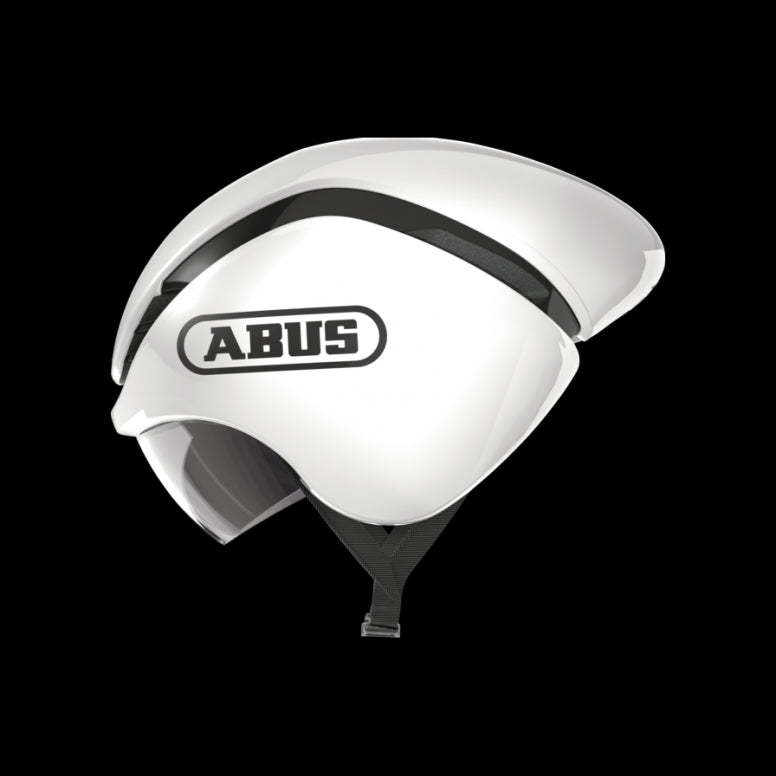 Abus Gamechanger TT Road Cycling Helmet White 52-58cm