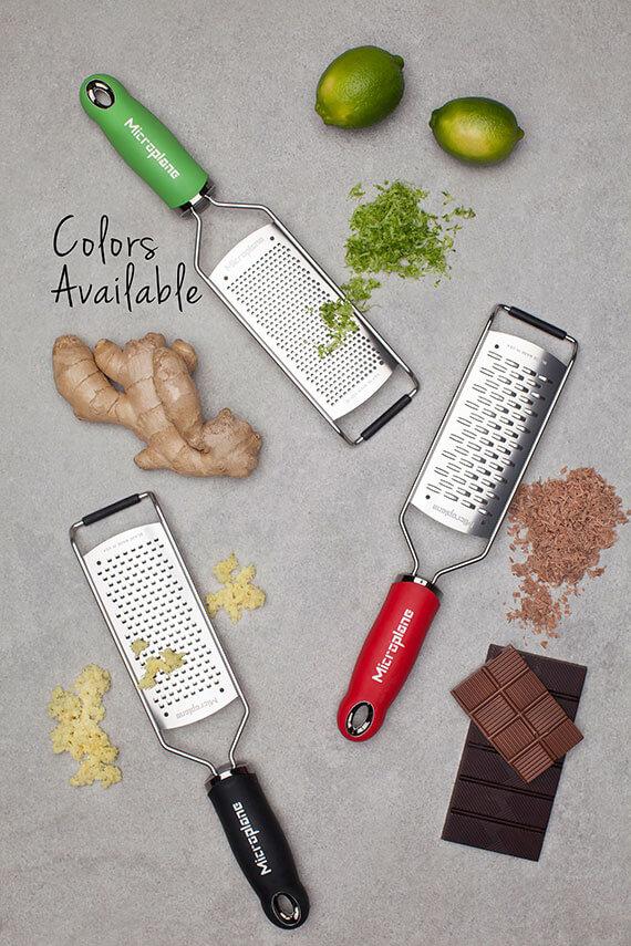 Microplane Gourmet Extra Coarse Grater Camping Utensil Red