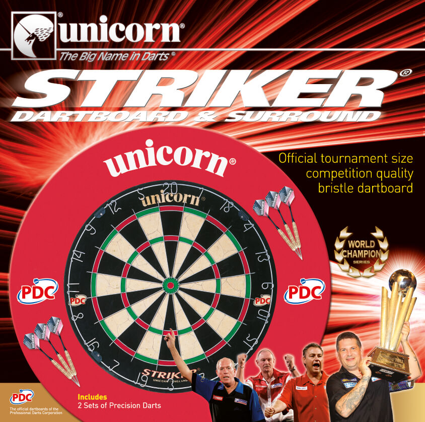 Unicorn Striker With Surround Dartboard Alternate 1