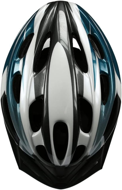 Raleigh Cyclepro Trace Cycling Helmet Blue/Silver 58-61cm Alternate 2