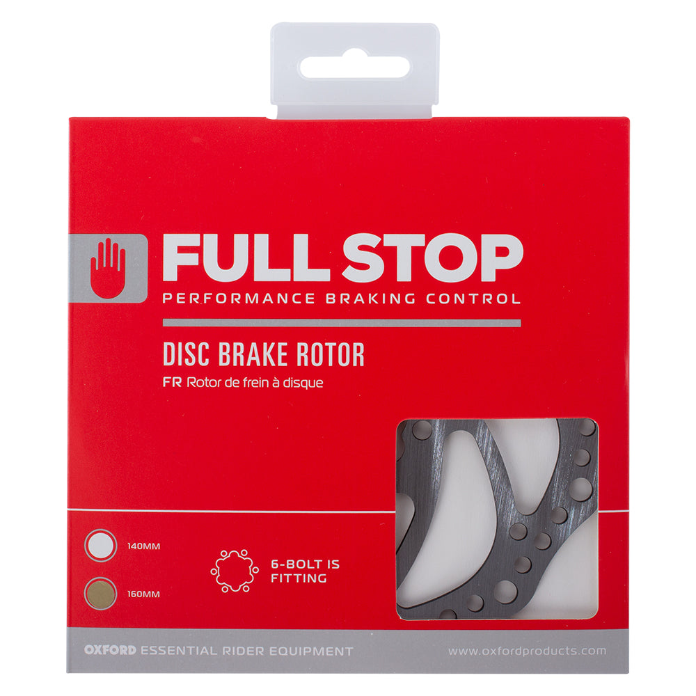 Full Stop Standard Bike Disc Brake Rotor 160mm