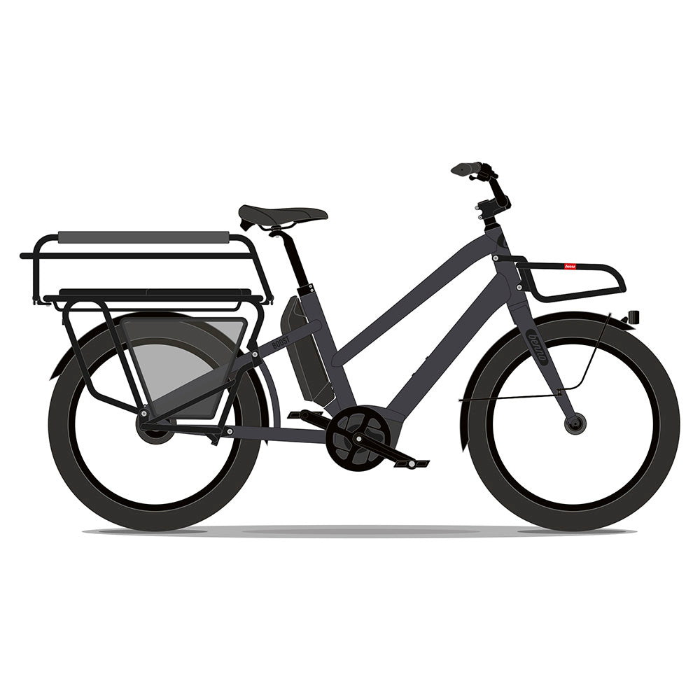 Benno Boost XC EVO 4 Fully Loaded Easy On Electric Bike Anthracite Grey