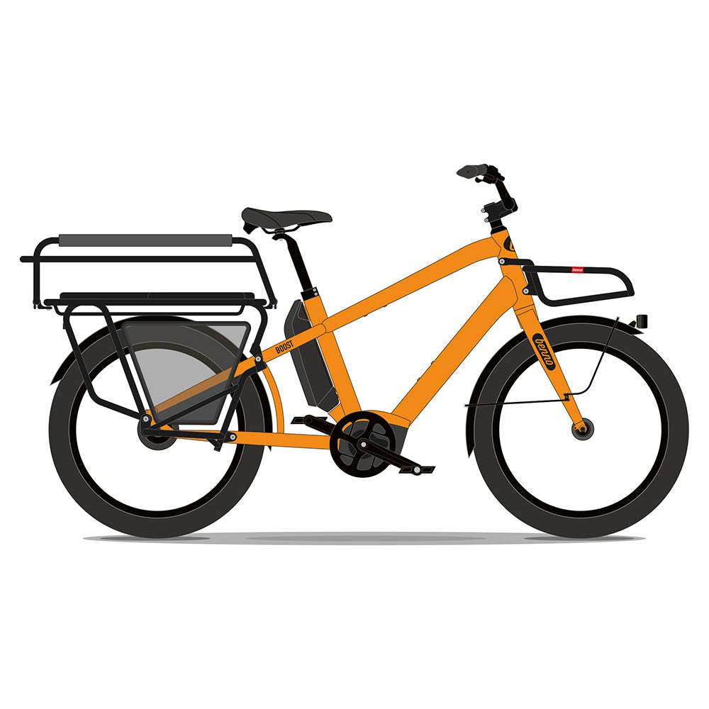Benno Boost Performance Fully Loaded Universal Electric Bike Neon Orange