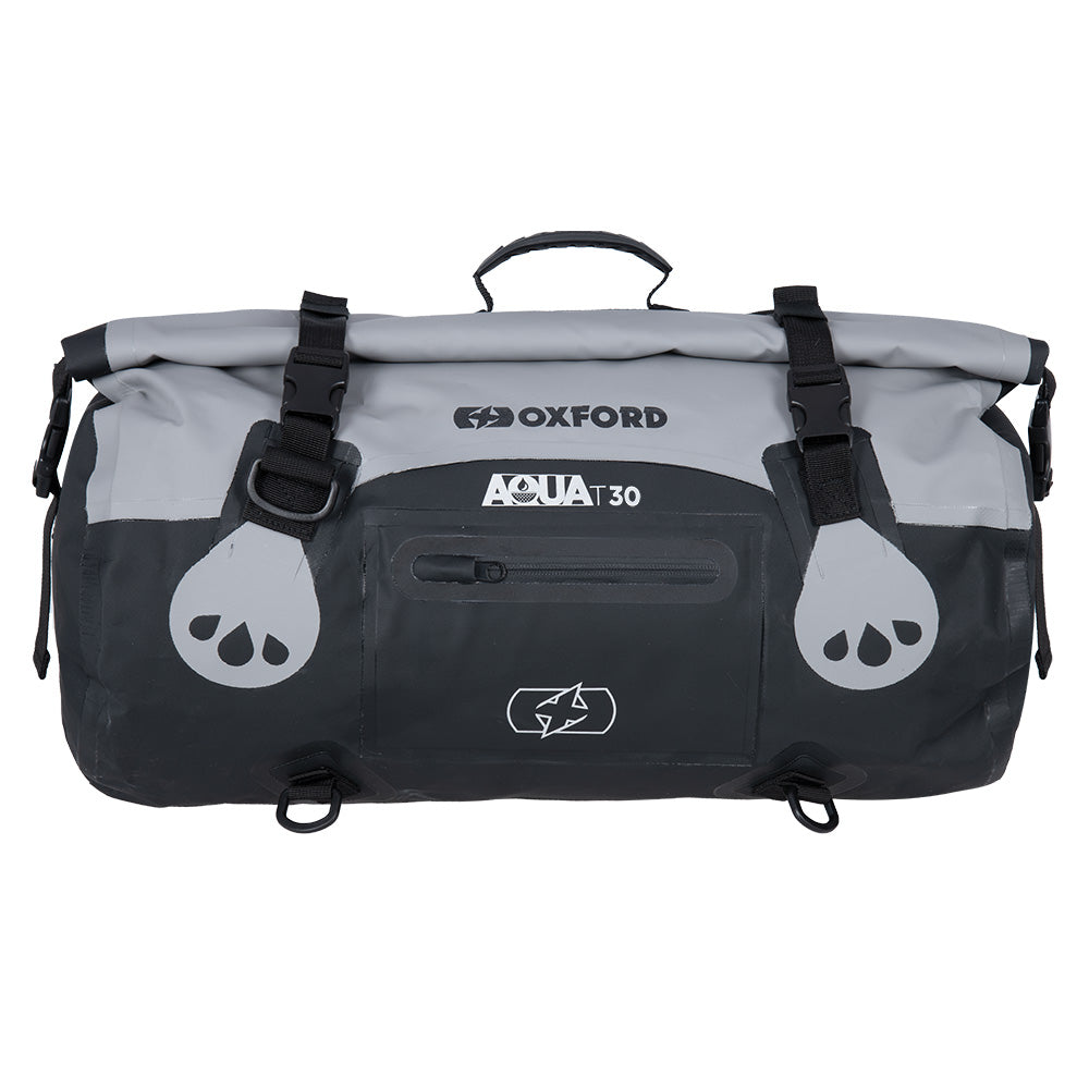 Oxford Aqua T-30 Bike Rack Top Mounted Bag Grey/Black