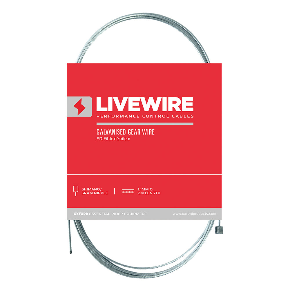 Livewire Galvanised Bike Inner Cable 1.2mm x 2.3m