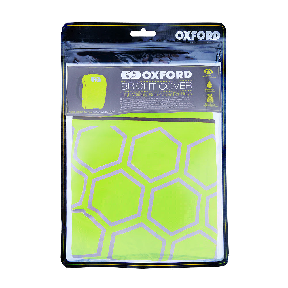 Oxford Bright Backpack Reflective Bag Cover Yellow Alternate 3