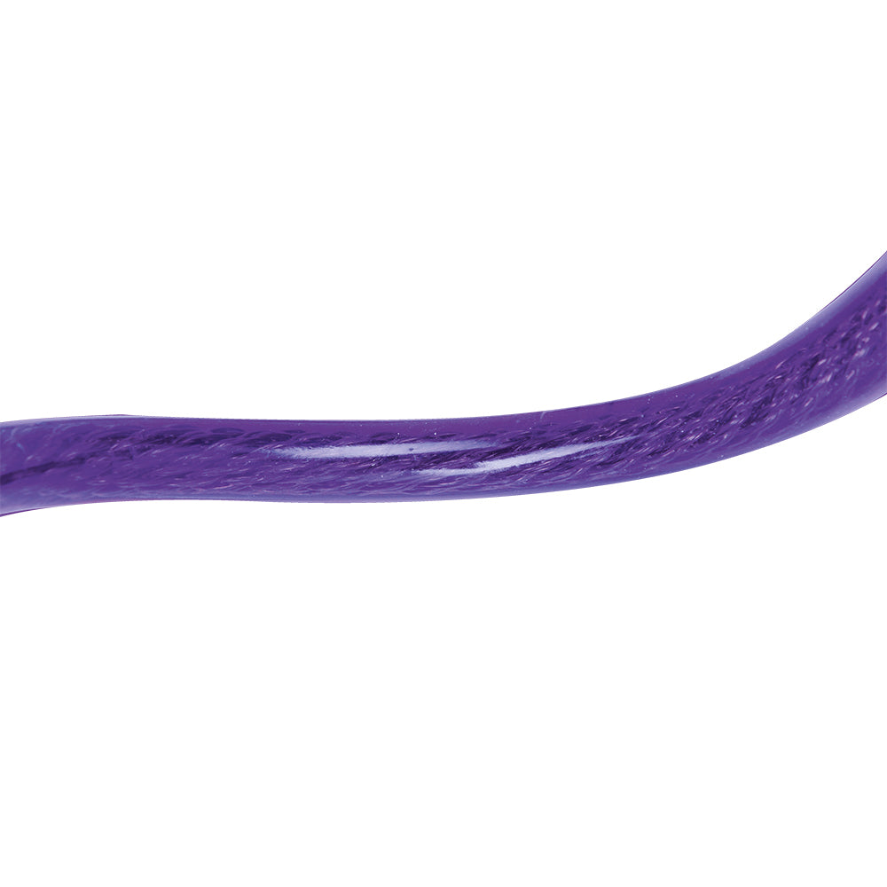 Oxford Bumper 6mm x 600mm Bike Cable Lock Purple Alternate 2