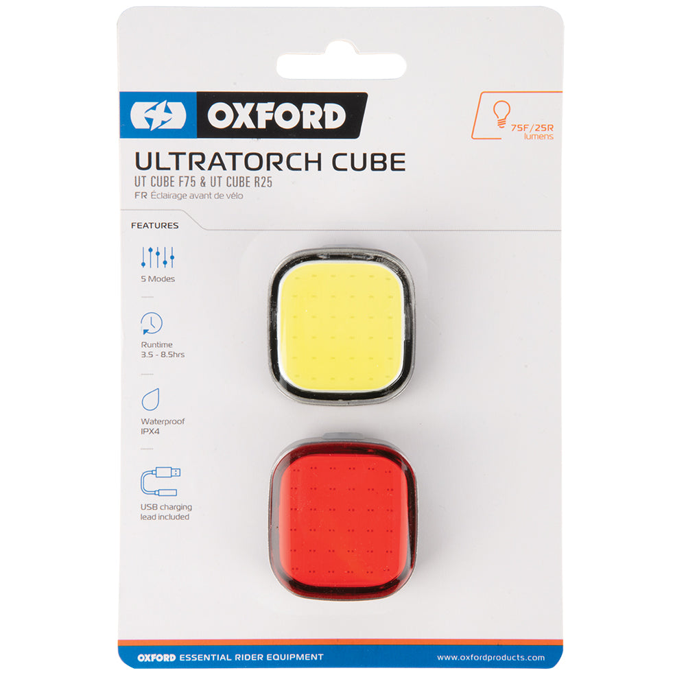 Oxford Ultratorch Cube LED Front & Rear Bike Light Set Alternate 3