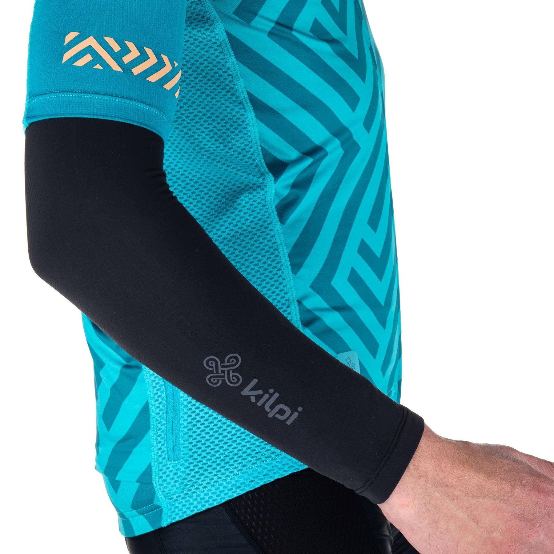 Cycling Arm Warmers Kilpi UNNO ARMS-U Black XX Large Alternate 1