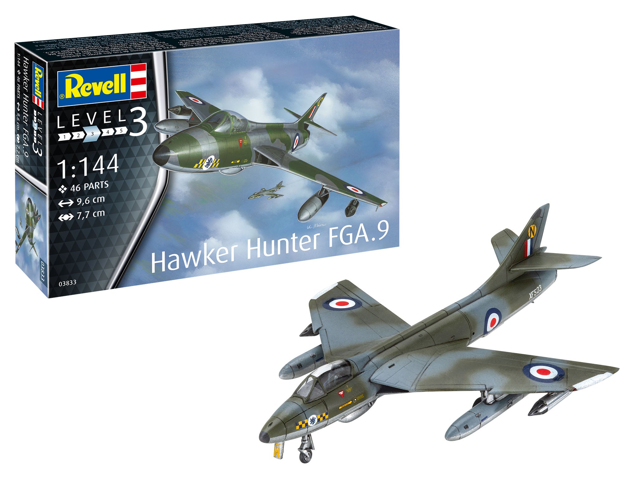 Plane Model Kit Revell Model Set Hawker Hunter FGA.9 1:72
