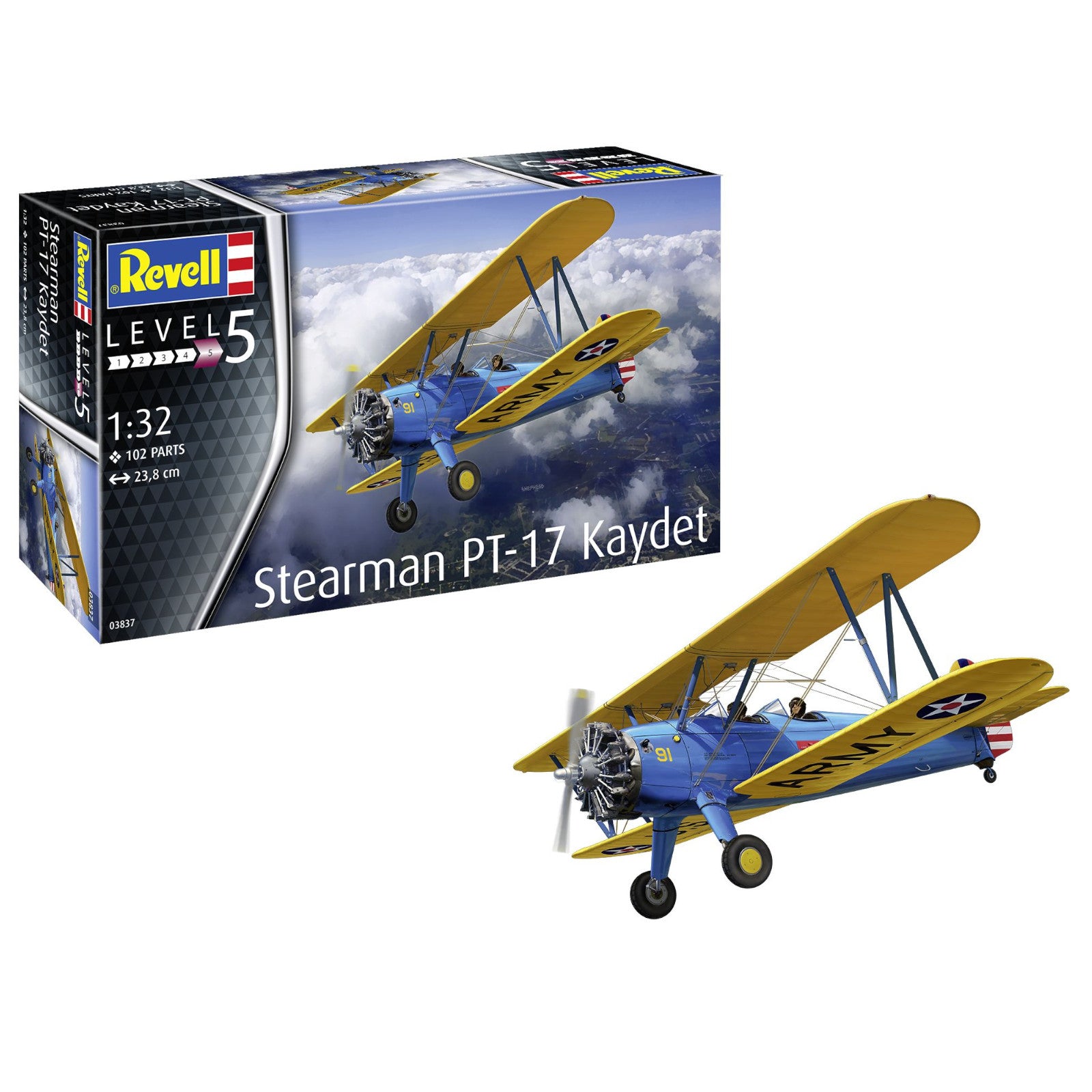 Revell Stearman PT-17 Kaydet 1:32 Plane Model Kit