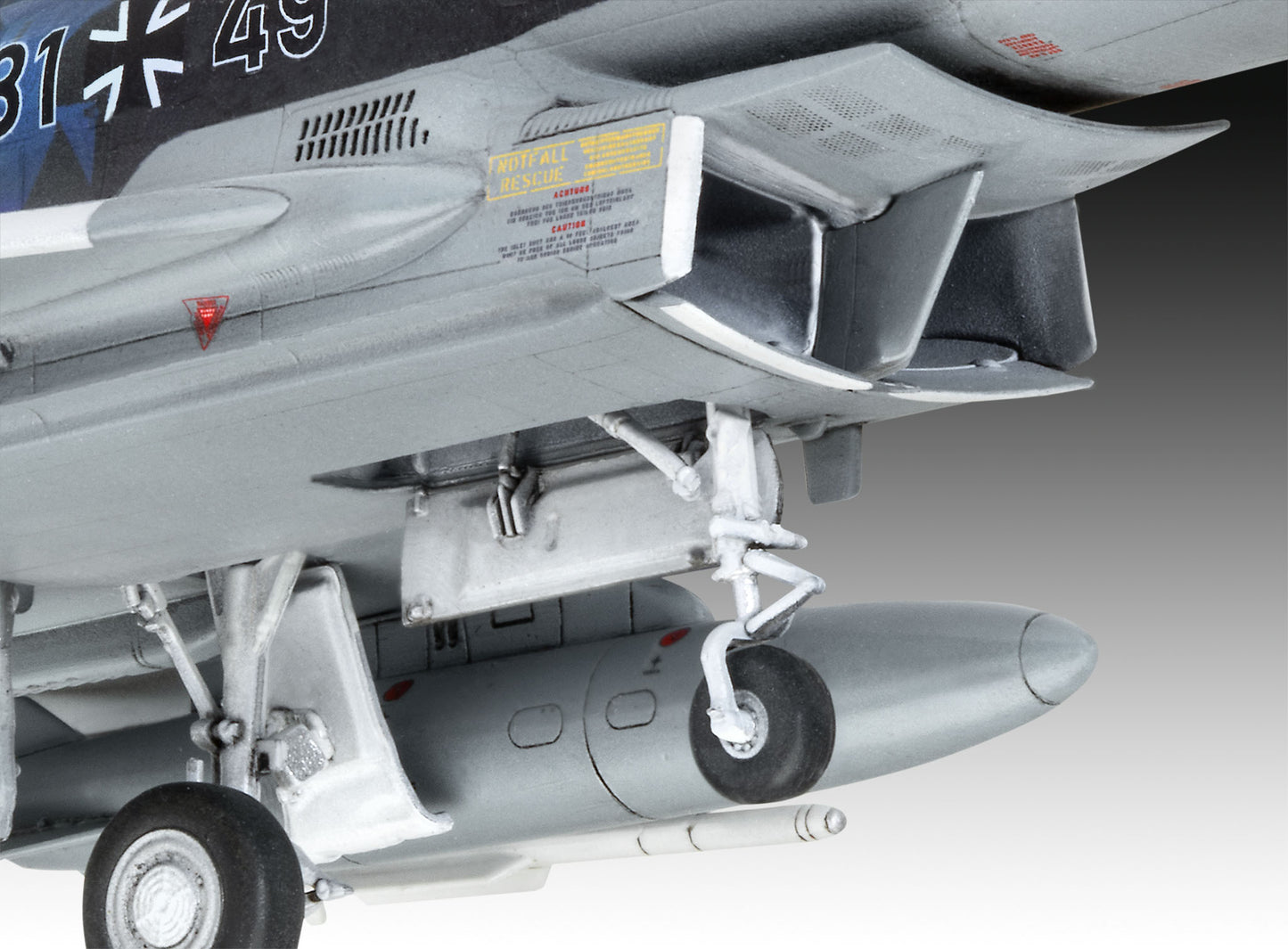 Plane Model Kit Revell Model Set Eurofighter Luftwaffe 2020 Quadriga 1:72 Alternate 2
