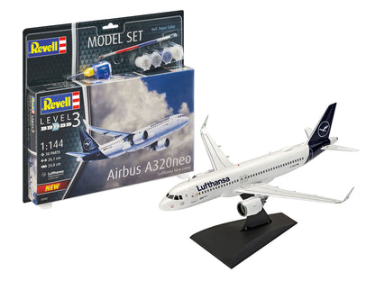 Plane Model Kit Revell Model Set Airbus A320neo Lufthansa 1:144