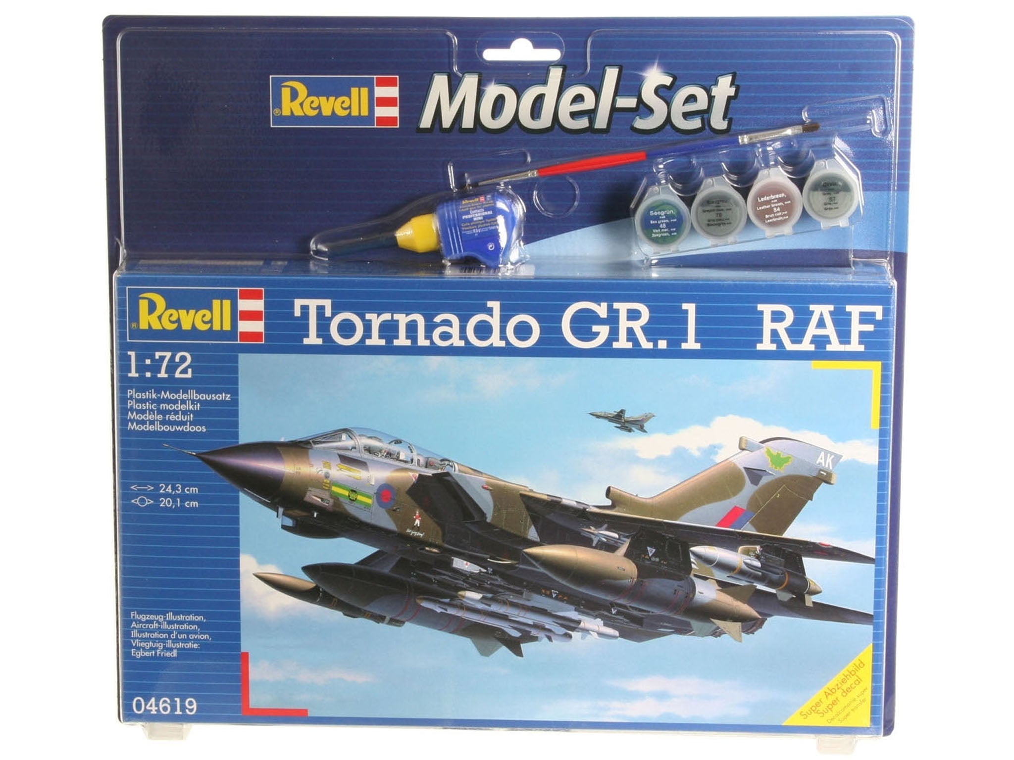 Plane Model Kit Revell Model Set Tornado GR.1 RAF 1:72