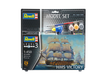 Warship Model Kit Revell Model Set HMS Victory 1:450 Alternate 2