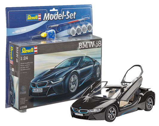 Car Model Kit Revell Model Set BMW i8 1:24