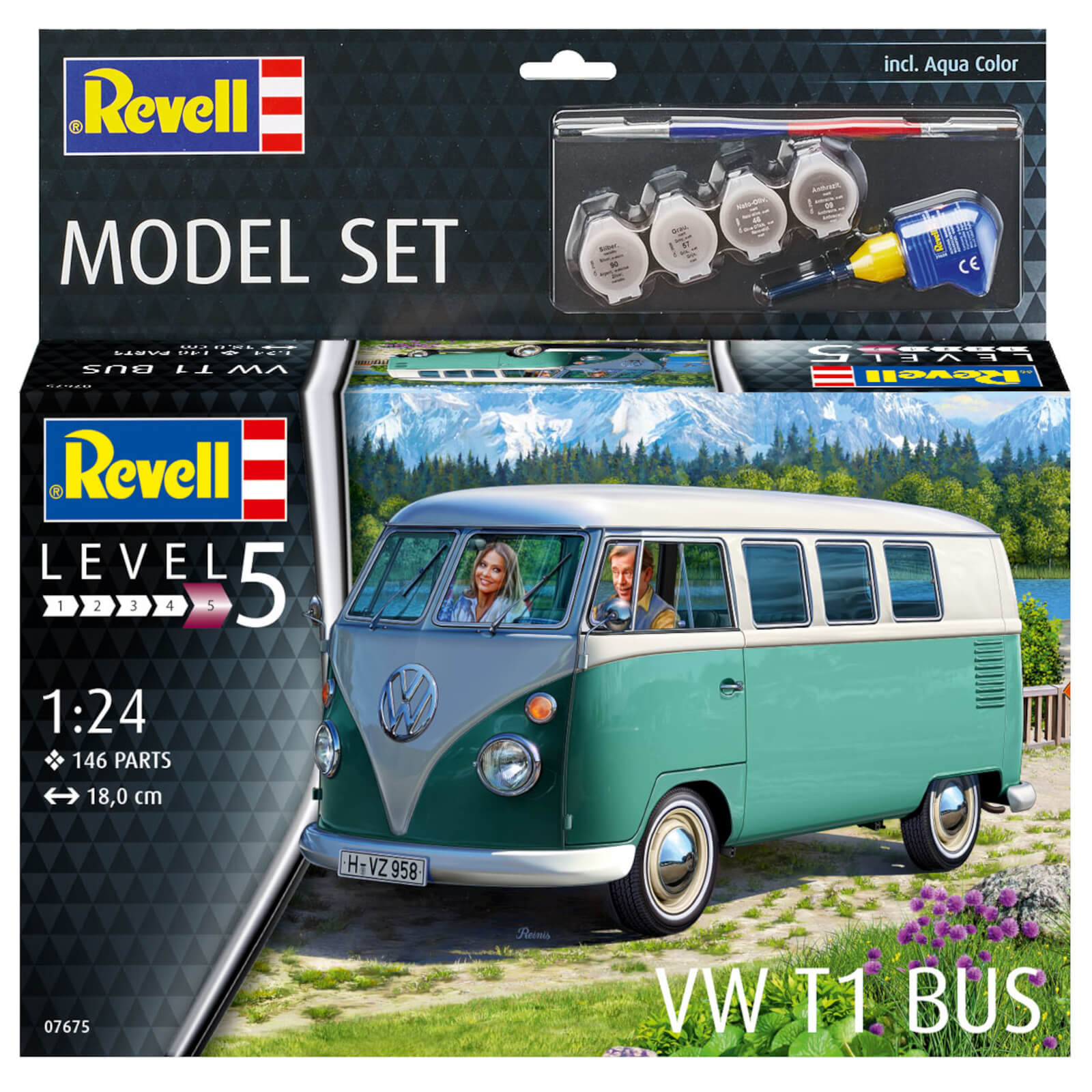 Bus Model Kit Revell VW T1