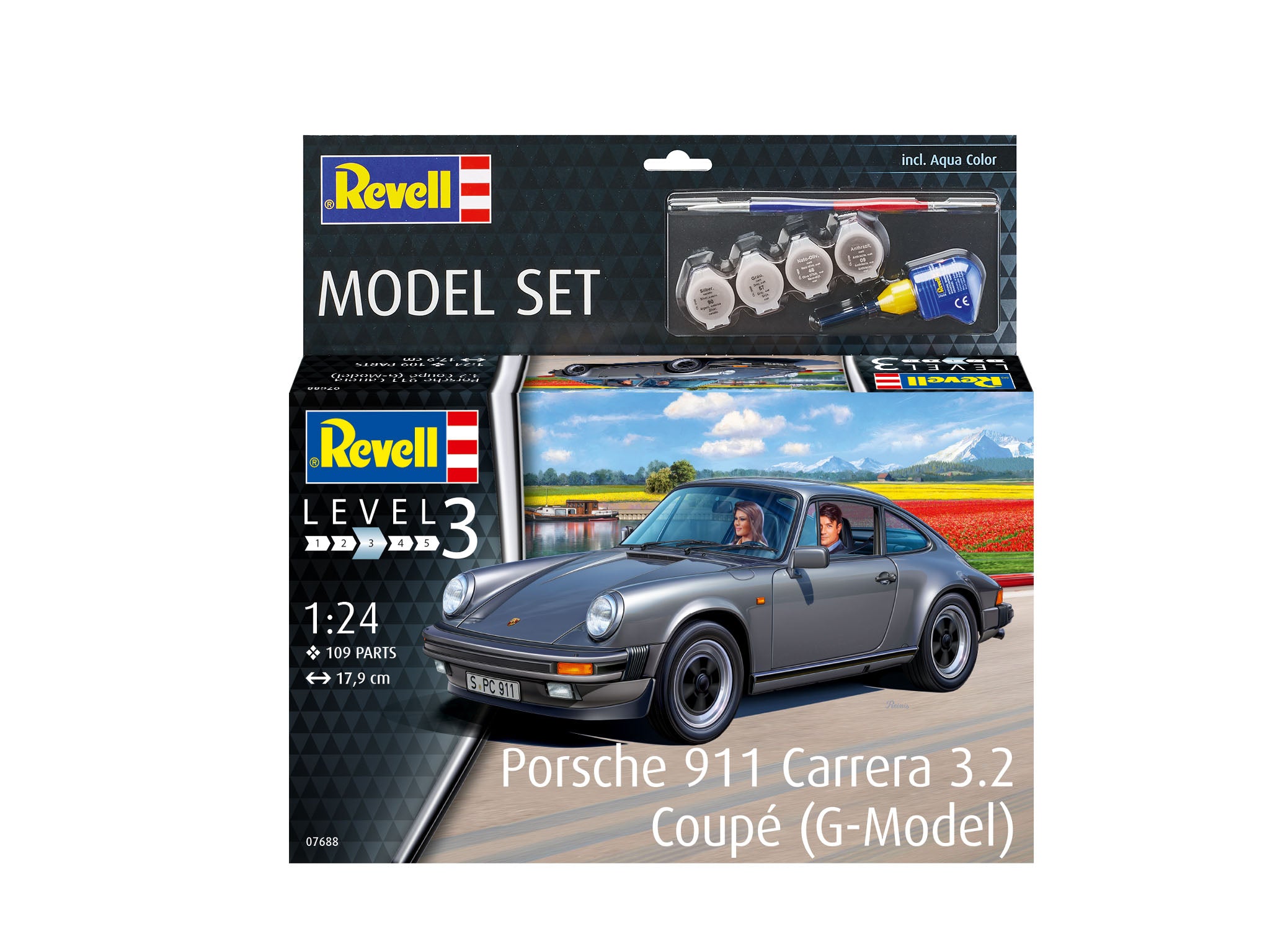 Car Model Kit Revell Model Set Porsche G Modell Coupé 1:24 Alternate 1
