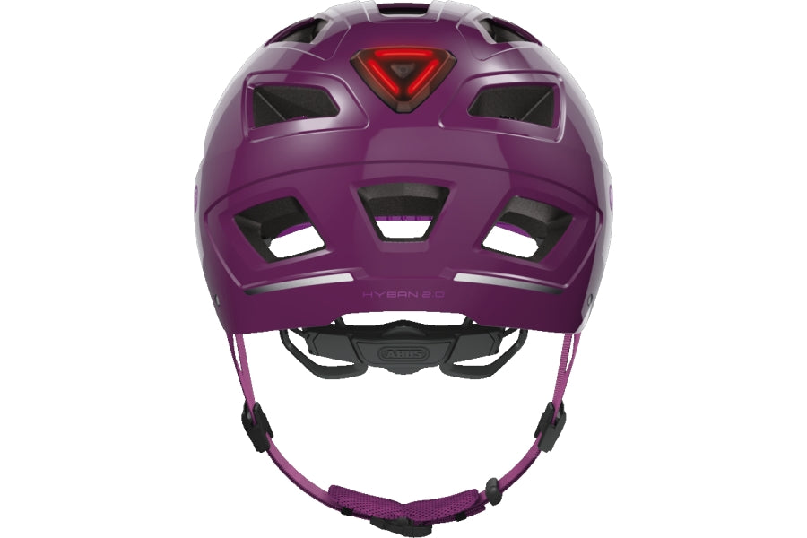 Cycling Helmet Abus Hyban 2.0 Urban Purple 56-61cm Alternate 2