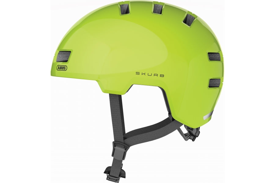 Cycling Helmet Abus SKURB Urban Yellow 58-61cm Alternate 2