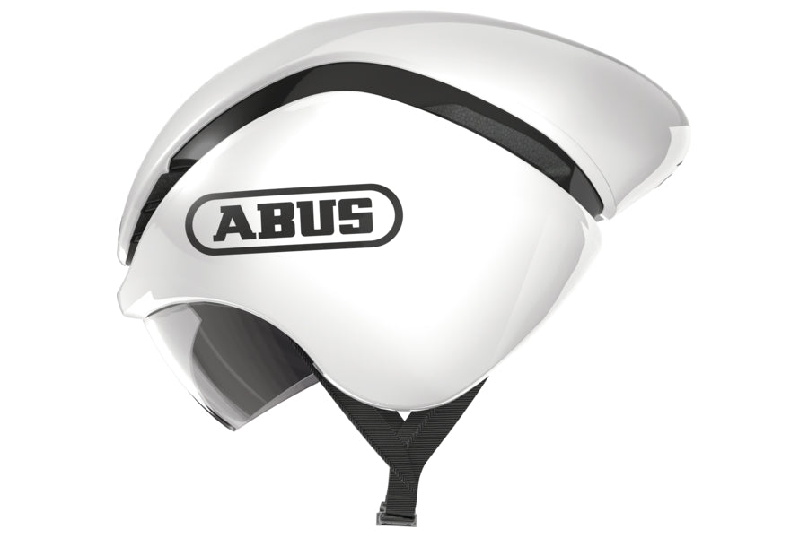 Abus Gamechanger TT Road Cycling Helmet White 52-58cm Alternate 4