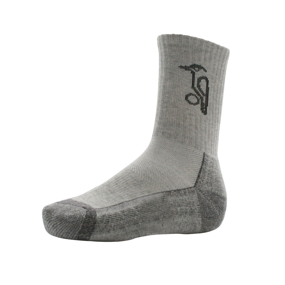 Kookaburra Standard Men's Cricket Socks Grey Medium