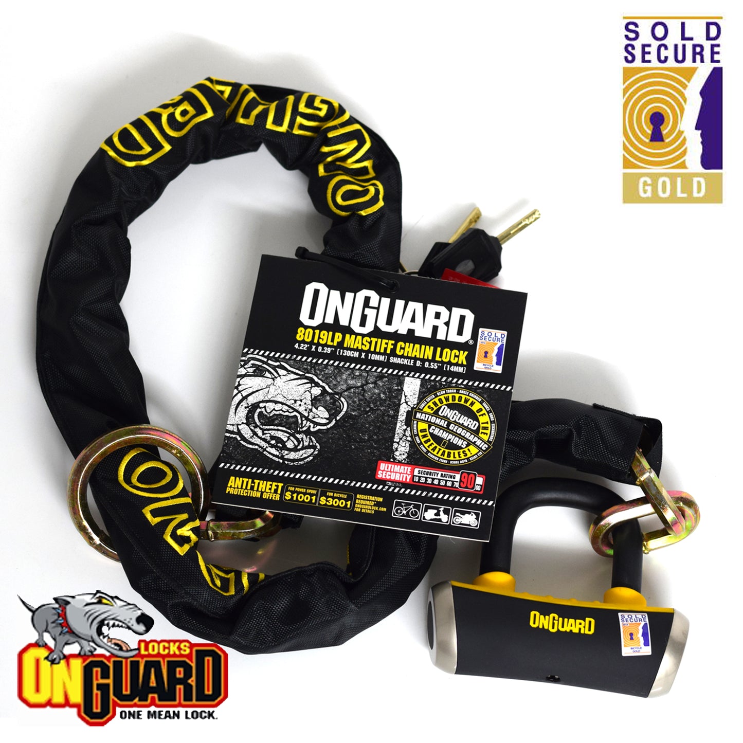Bike Locks Onguard Beast 8017 Onguard Beast Padlock 2025