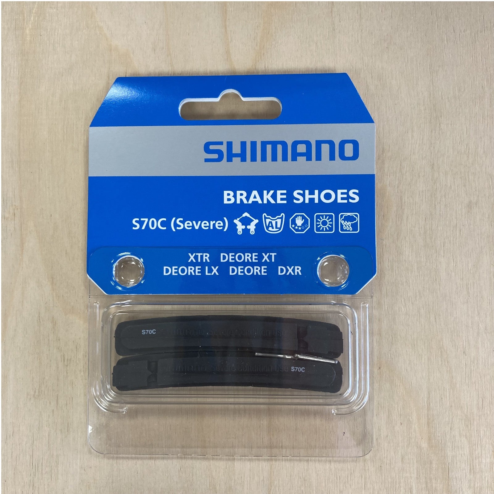 Shimano Cartridge With Pin S70C Bike Brake Pad Inserts Alternate 1