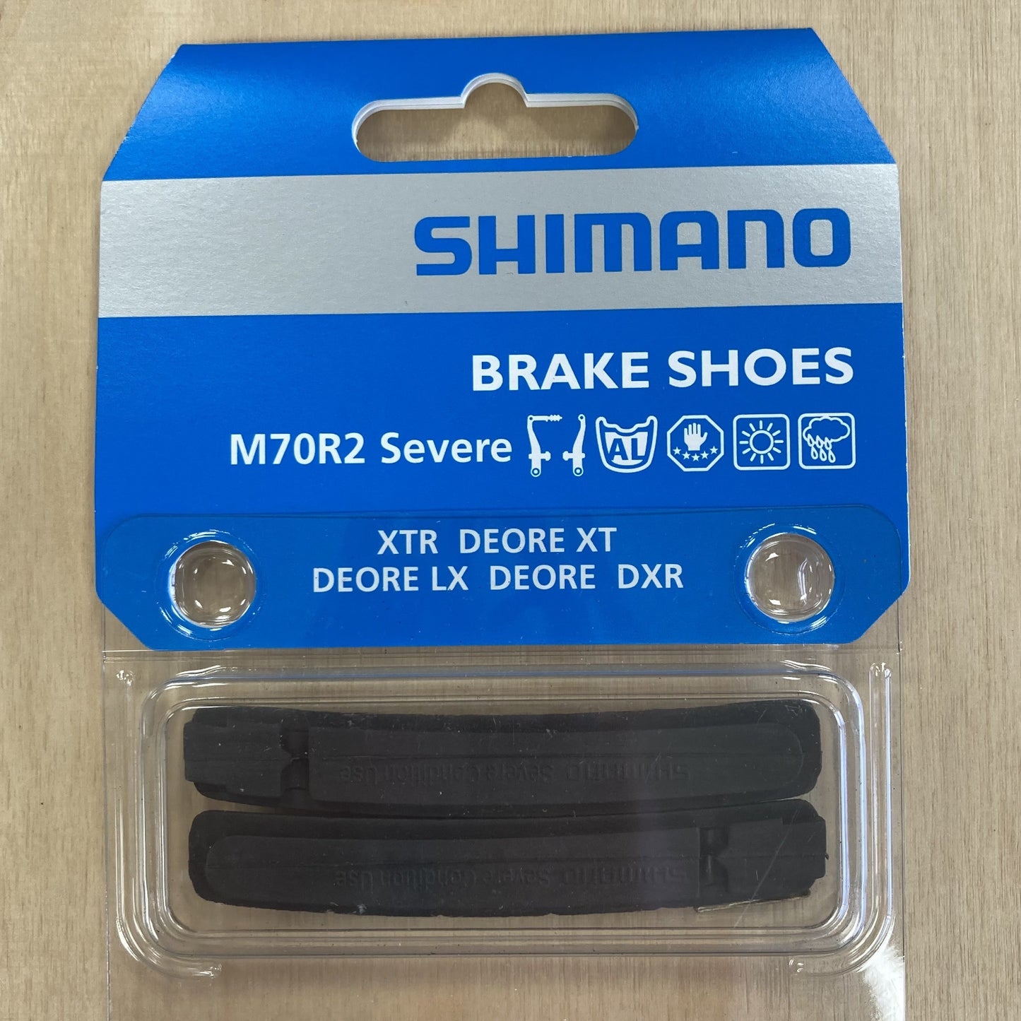 Shimano BR-M750 Deore XT M70R2+1 V Bike Brake Pad Inserts Alternate 1