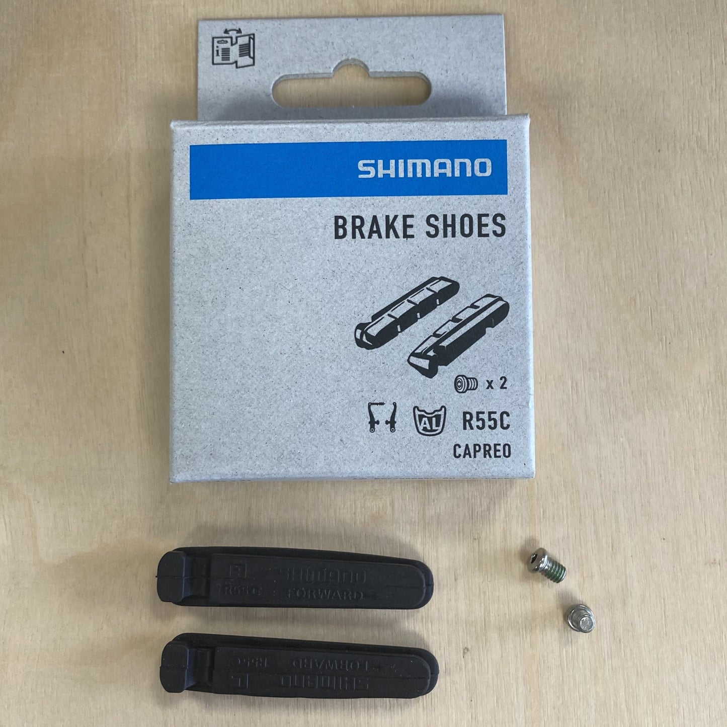 Shimano BR-F800 R55C Pair Bike Brake Pad Inserts Alternate 1