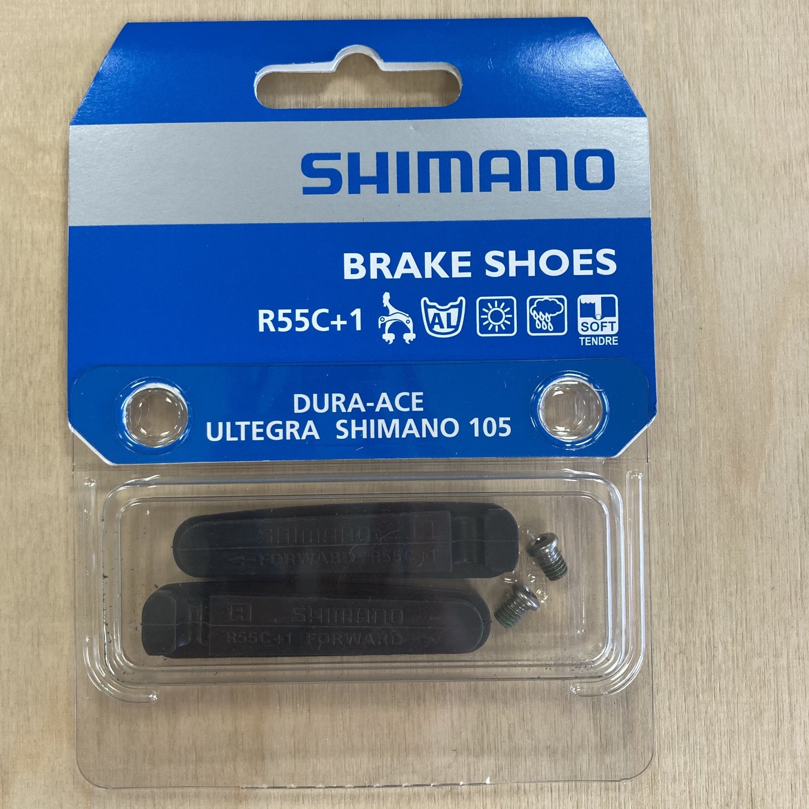 Shimano BR-7700 R55C+1mm Bike Brake Pad Inserts