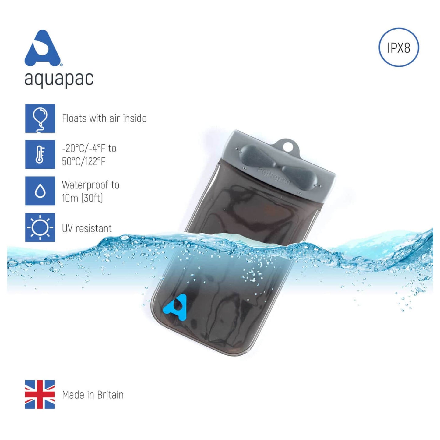 Aquapac Keymaster Waterproof Case Wave Alternate 2