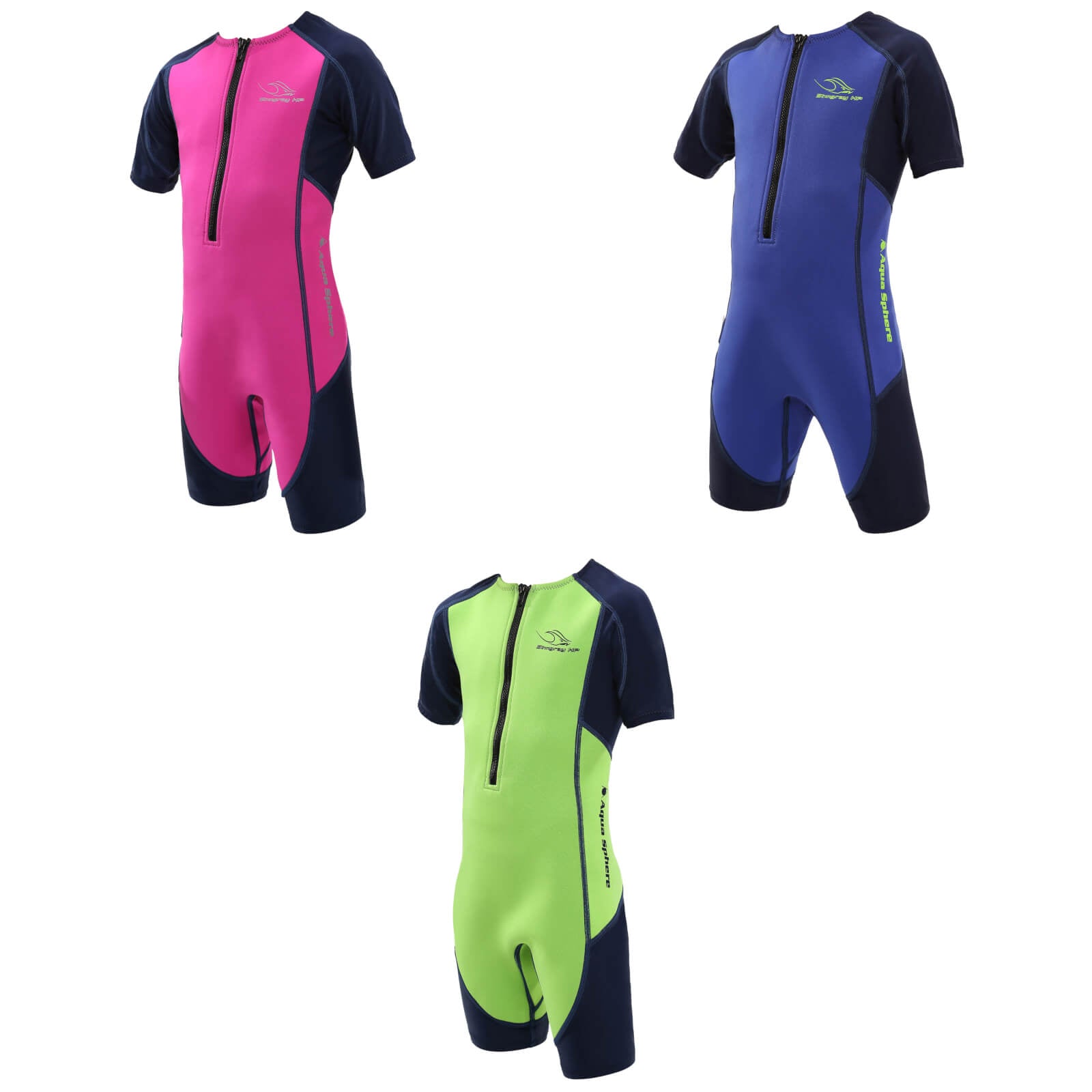 Aqua Sphere Stingray HP2 Short Sleeve Kid's Swim Suit  Collection