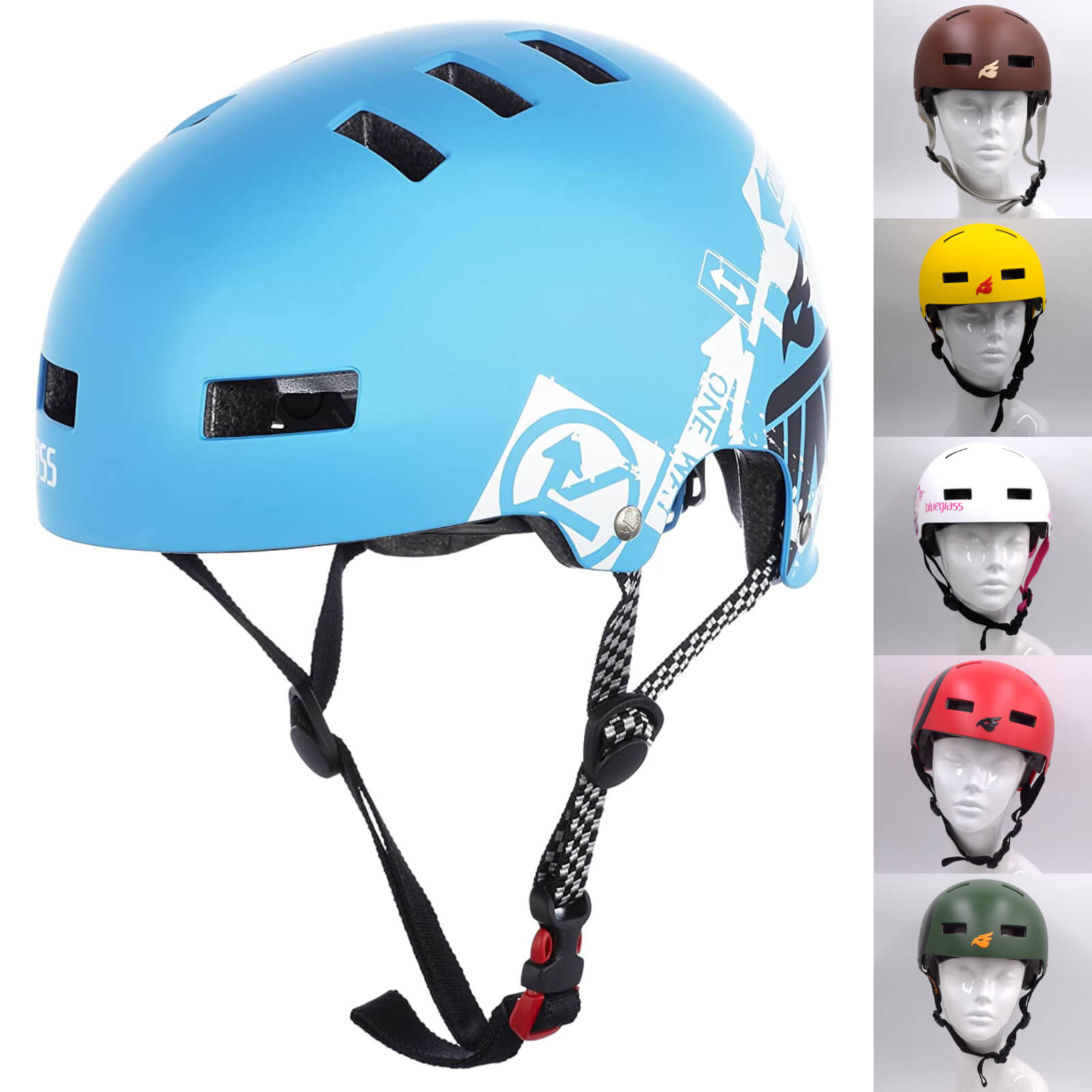 Bluegrass Super Bold BMX Dirt Lid Cycling Helmet Collection