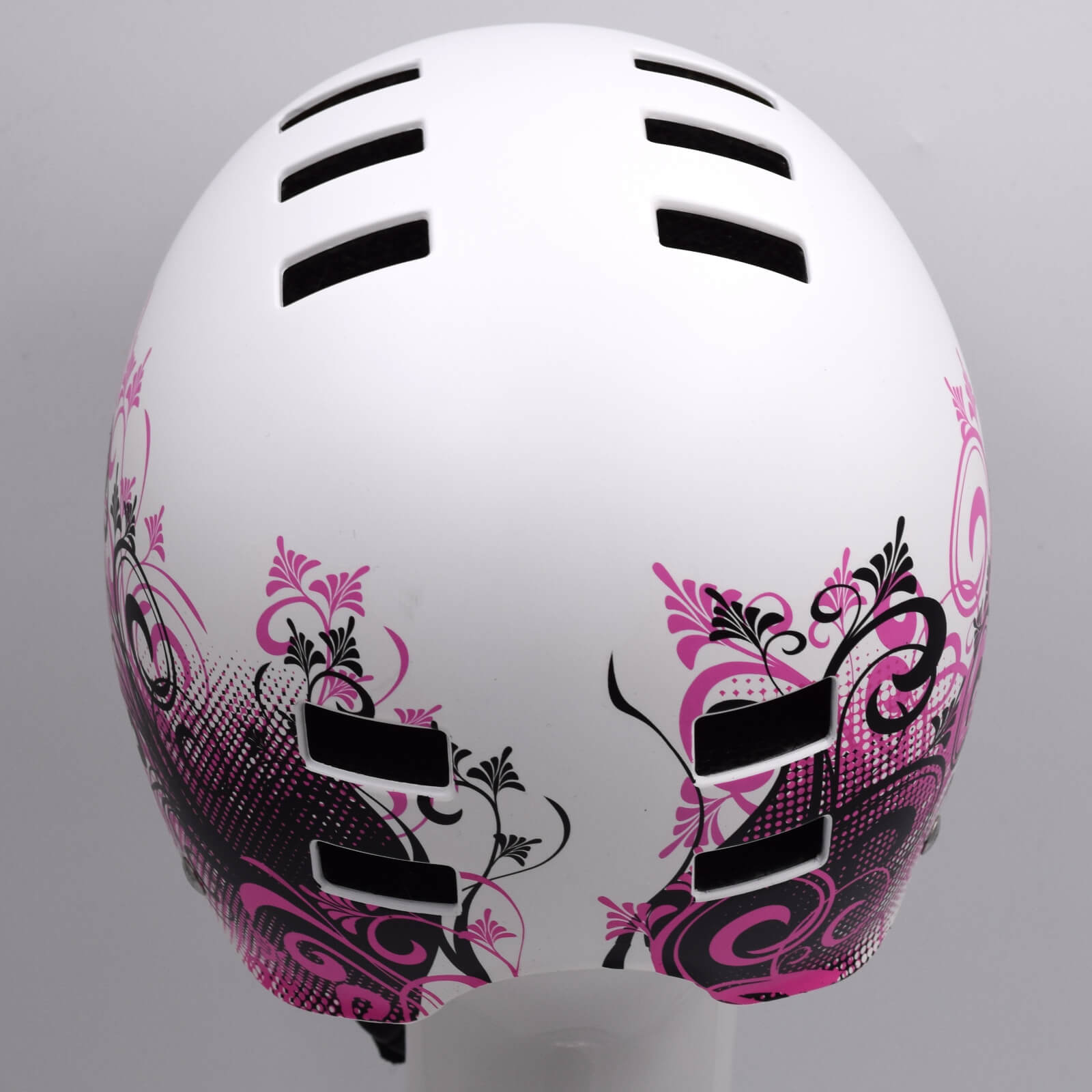 Bluegrass Super Bold BMX Dirt Lid Cycling Helmet Matte White Pink Small (51-55cm) Alternate 3