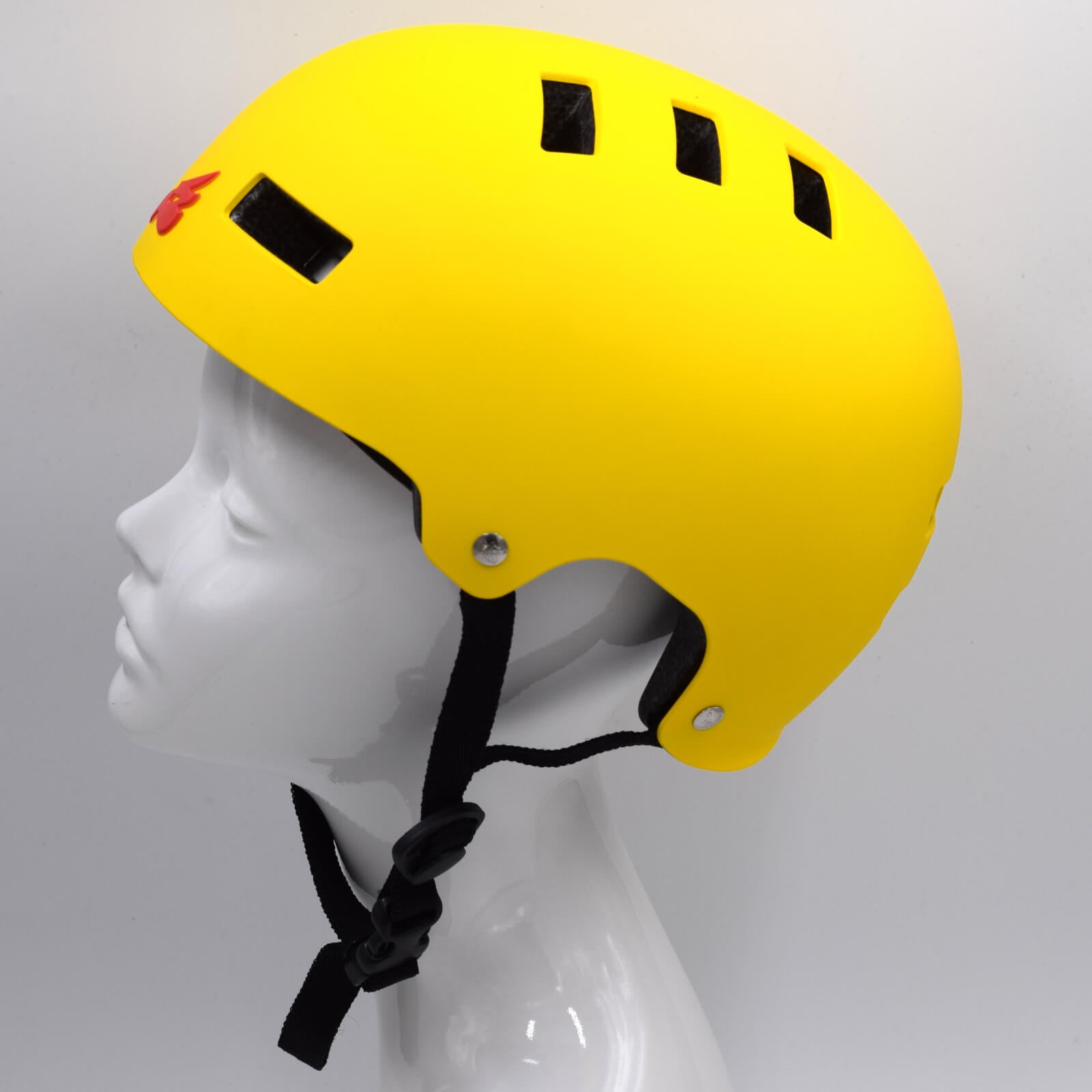 Bluegrass Super Bold BMX Dirt Lid Cycling Helmet Yellow Red Small (51-55cm) Alternate 3