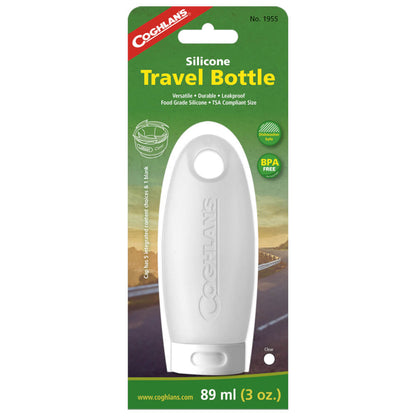 Coghlan's Silicone Travel Bottle 89ml Camping Accessory Clear Alternate 1