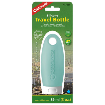 Coghlan's Silicone Travel Bottle 89ml Camping Accessory Blue Alternate 1