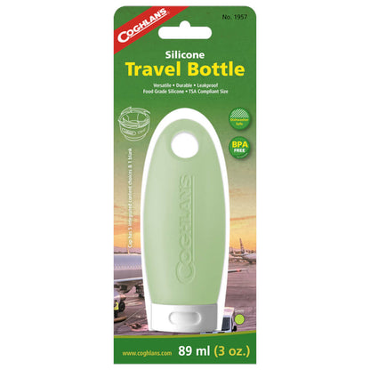 Coghlan's Silicone Travel Bottle 89ml Camping Accessory Green Alternate 1
