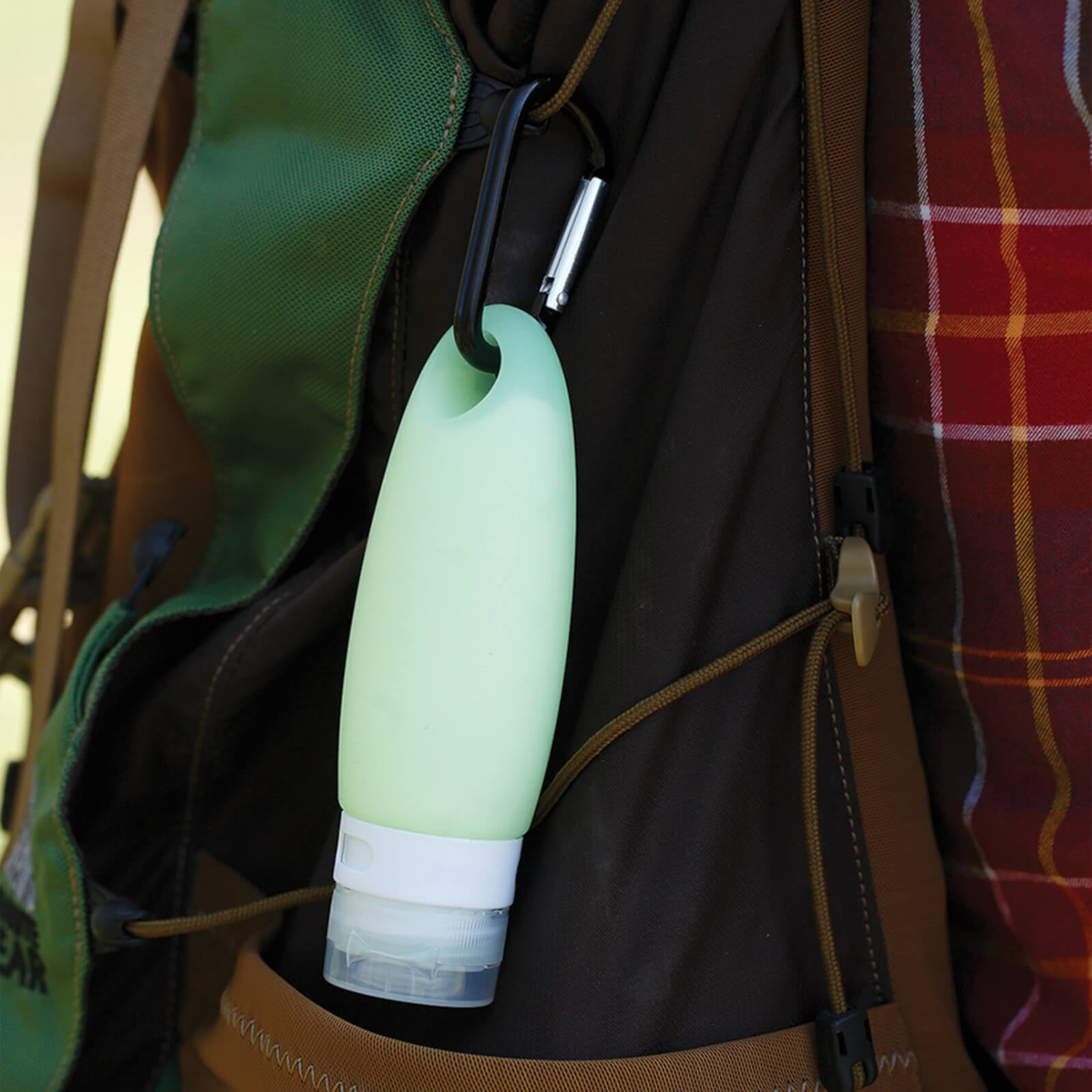 Coghlan's Silicone Travel Bottle 89ml Camping Accessory Green Alternate 2