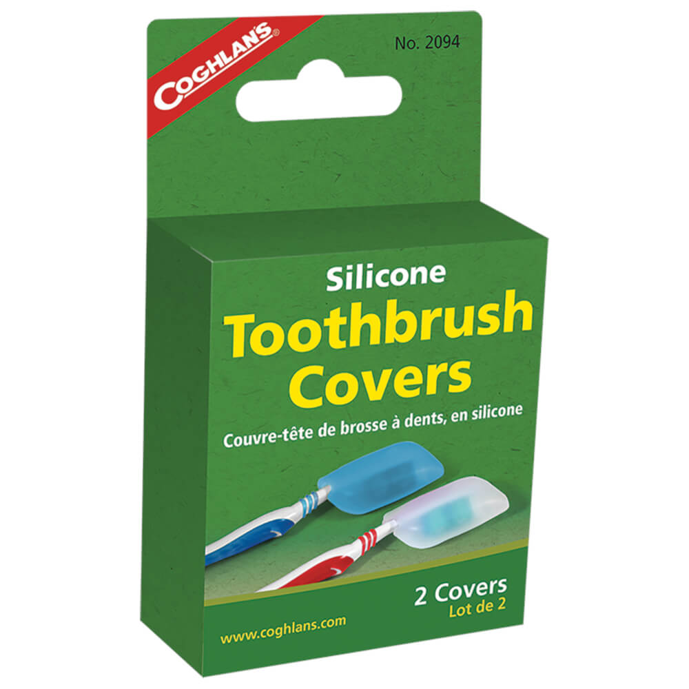 Coghlan's Silicone Toothbrush Covers Camping Accessory 2 Pack Alternate 1