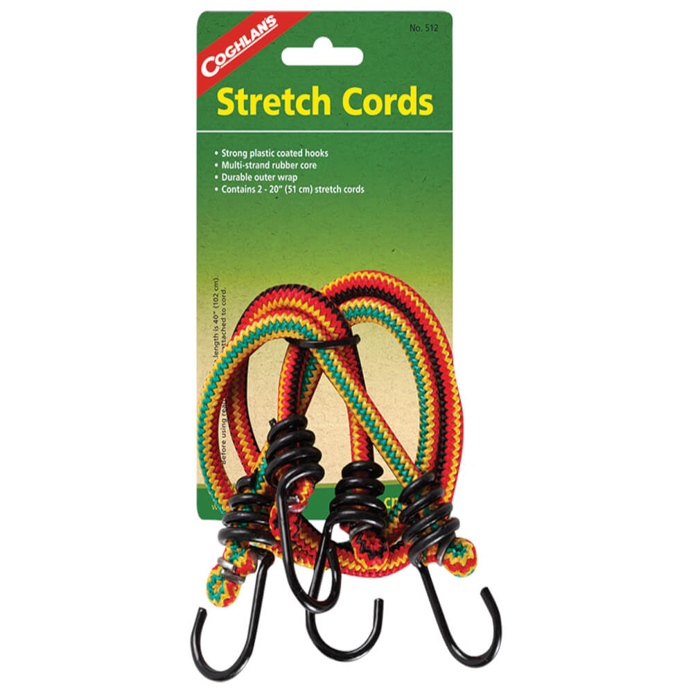 Coghlan's 20" Stretch Cords Outdoor Survival Equipment 2 Pack Alternate 1