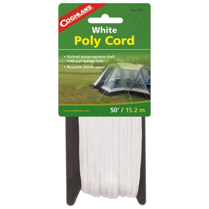 Coghlan's 50' Poly Cord Outdoor Survival Equipment White Alternate 1