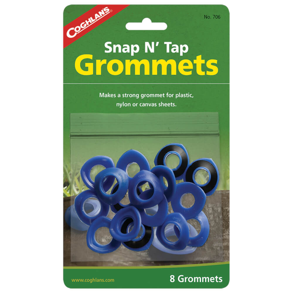 Coghlan's Snap N Tap Grommets Camping Tent Spare Part 8 Pack Alternate 1