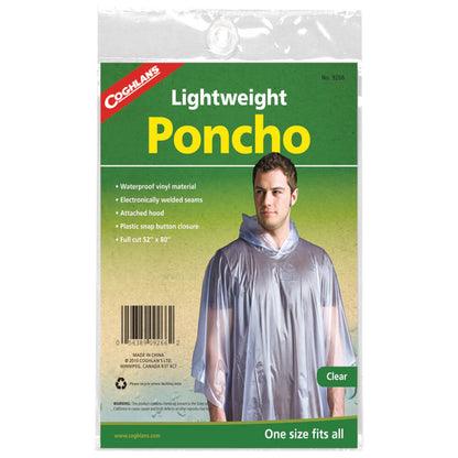 Coghlan's Vinyl Poncho Men's Jacket Clear Alternate 1
