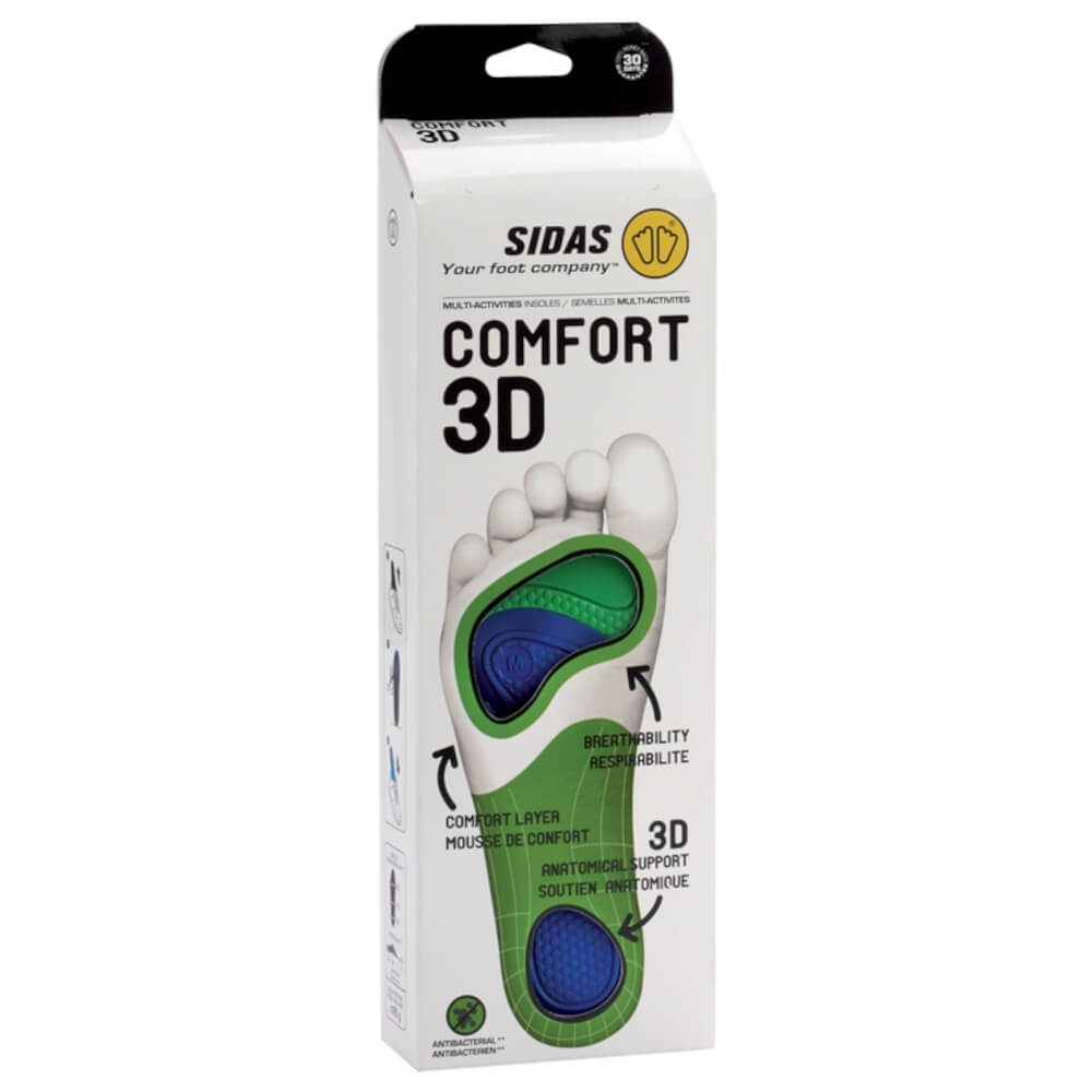 Sidas Comfort 3D Shoe Insoles XX Large Alternate 1